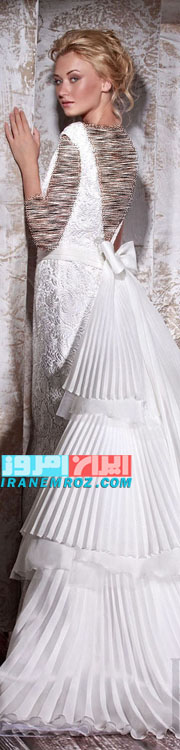 ,مدل لباس عروس, لباس عروس دنباله دار, مدل لباس عروس تک شانه,[categoriy]