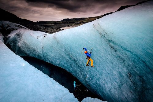 صعود به میردالس یخچال - ایسلند