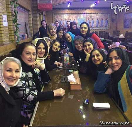 بازیگران زن در یک رستوران ، عکسهای جدید بازیگران زن ایرانی 94 ، عکس جدید لیلا بلوکات