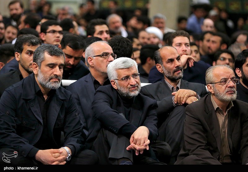 عکس/ سعید جلیلی در مراسم عزاداری حسینیه امام خمینی(ره)