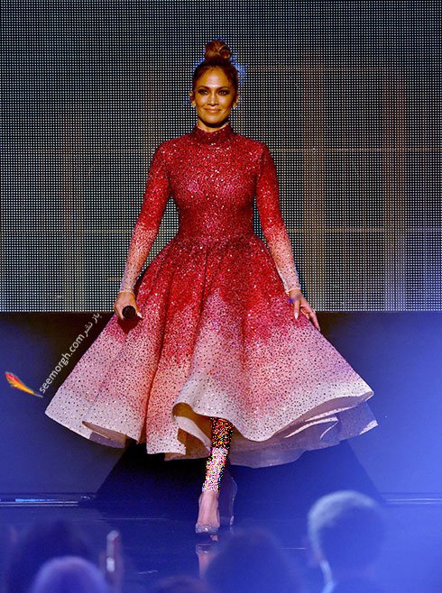 مدل لباس جنیفر لوپز Jeenifer Lopez در مراسم Americam Music Awards 2015