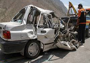 حوادث/ تصادف رانندگی در جاده سنندج - مریوان با 3 کشته
