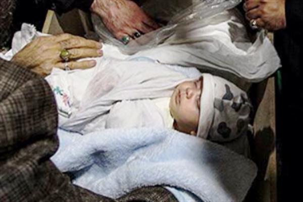 عکس/ نوزاد 40 روزه شهید «مدافع حرم»