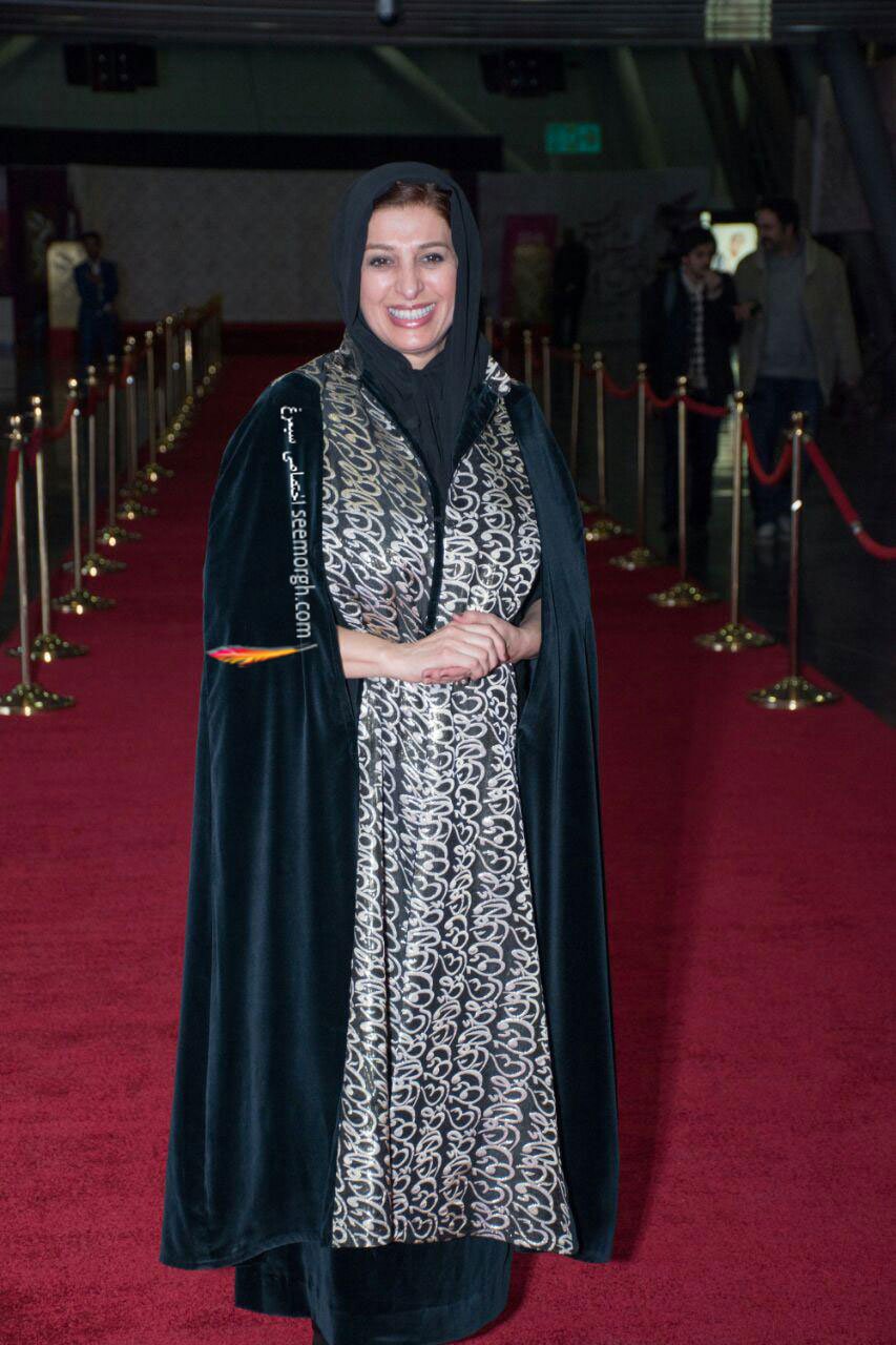 مدل لباس مائده طهماسبی در اولین روز سی و چهارمین جشنواره فیلم فجر