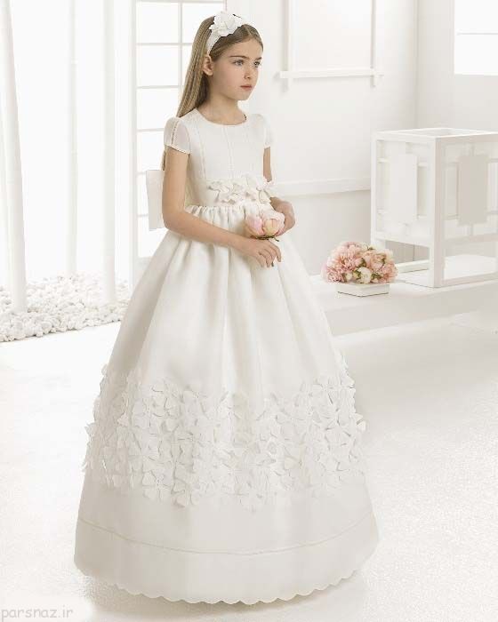 زیباترین و جدیدترین مدل های لباس عروس بچگانه