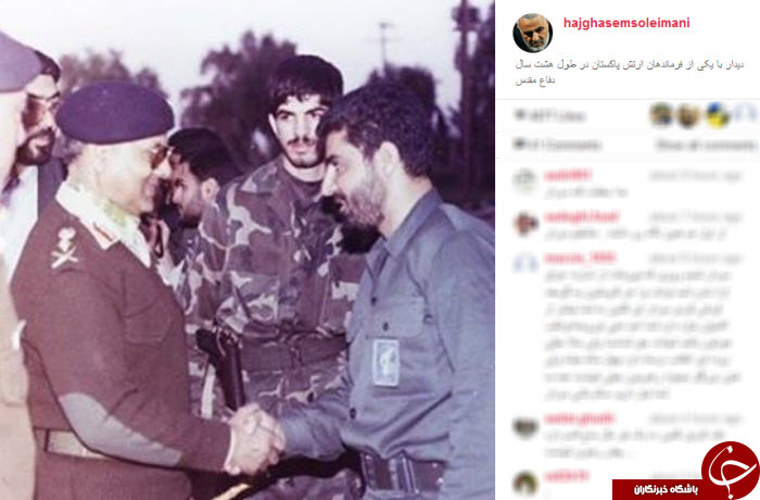 دیدار سردار سلیمانی با یکی از فرماندهان ارتش پاکستان+ عکس