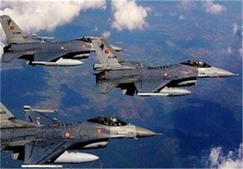 جنگنده های ترکیه مواضع شبه نظامیان پ ک ک در شمال عراق را هدف قرار دادند