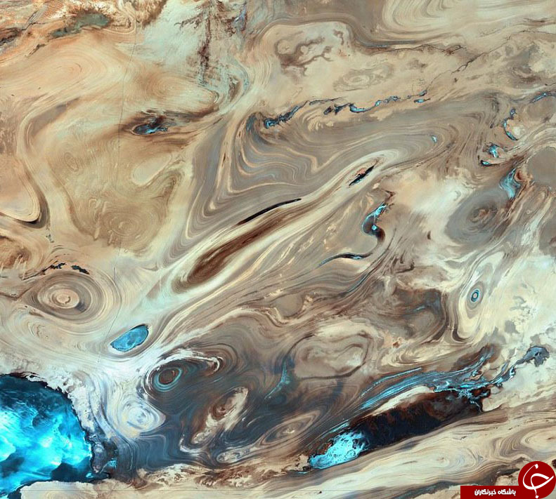 خاص ترین عکس ناسا از دشت کویر ایران