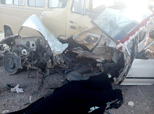 (تصاویر) تصادف مرگبار در جاده ساوه