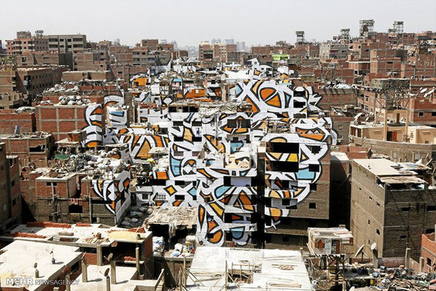 نقاشی دیواری در قاهره پایتخت مصر