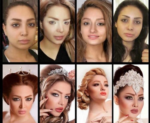 ,مدل های جدید و زیبای عروس قبل و بعد آرایش,[categoriy]