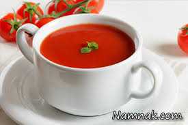 سوپ گوجه فرنگی ، طرز تهیه ی سوپ گوجه فرنگی ، پیش غذا