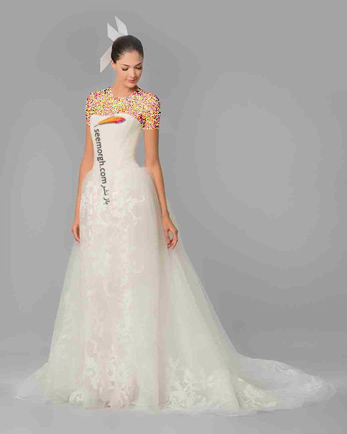 مدل لباس عروس به پیشنهاد کارولینا هرا Carolins Herrera - مدل شماره 6