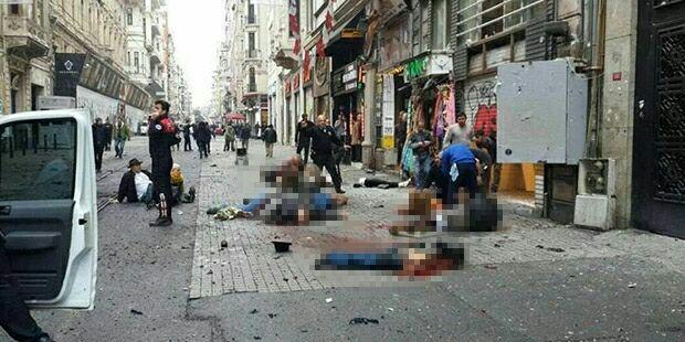 2 کشته و 7 زخمی در انفجار انتحاری در استانبول