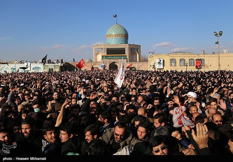 عکس/ مراسم تشییع شهید مدافع حرم حجت اسدی در قزوین