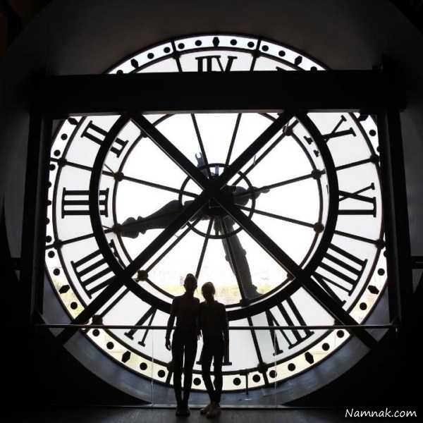 پشت ساعت پاریس ، تصاویر ، تصویر روز