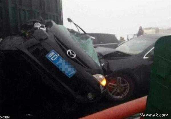 تصادف مرگبار در چین ، عکس تصادف مرگبار ، حادثه