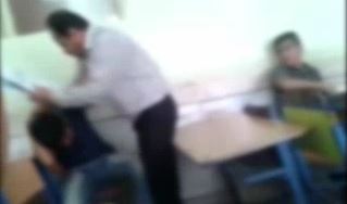 فیلم/ کلیپی جنجالی از کتک زدن معلم