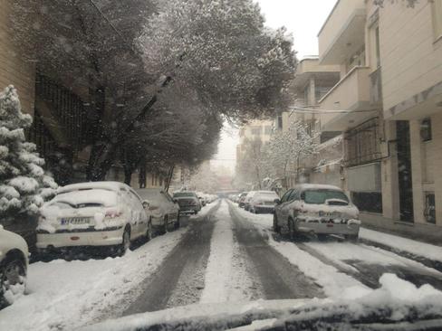بارش برف در تبریز- جواد سلطانی