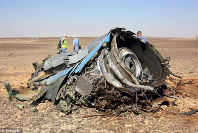 ادعای دیلی میل: پوتین در سقوط هواپیمای مسافربری روسیه نقش داشت+ تصاویر