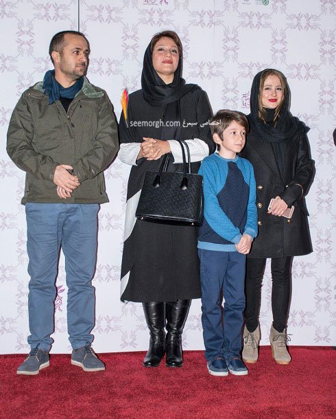 مدل لباس شبنم مقدمی در نهمین روز سی و چهارمین جشنواره فیلم فجر