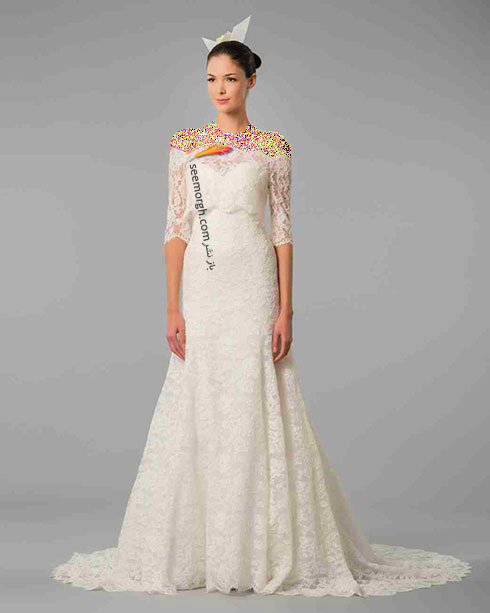 مدل لباس عروس به پیشنهاد کارولینا هرا Carolins Herrera - مدل شماره 9