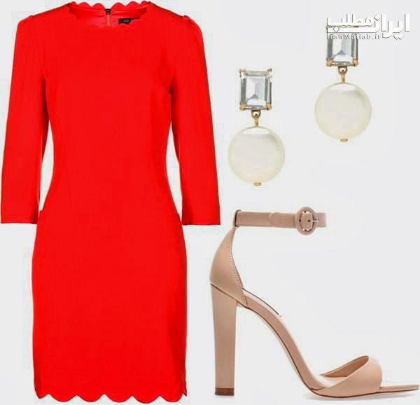 ست لباس زنانه مدل ست لباس ست لباس قرمز عکس ست لباس
