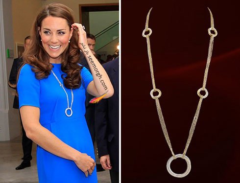 گردنبند بلند الماس کیت میدلتون Kate Middleton