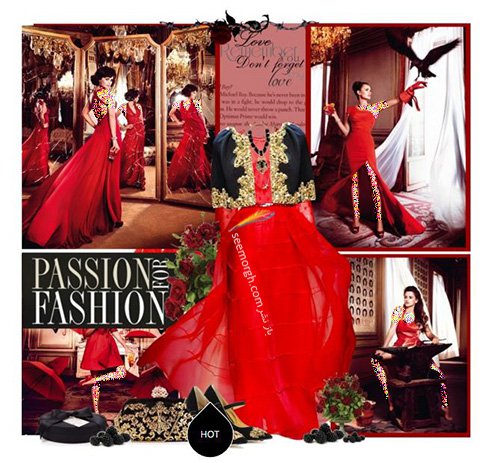 ست کردن لباس شب به رنگ قرمز به سبک پنه لوپه کروز Penelope Cruz - ست شماره 9