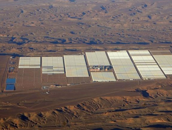 بزرگ‌ ترین نیروگاه خورشیدی جهان در مراکش (+عکس)