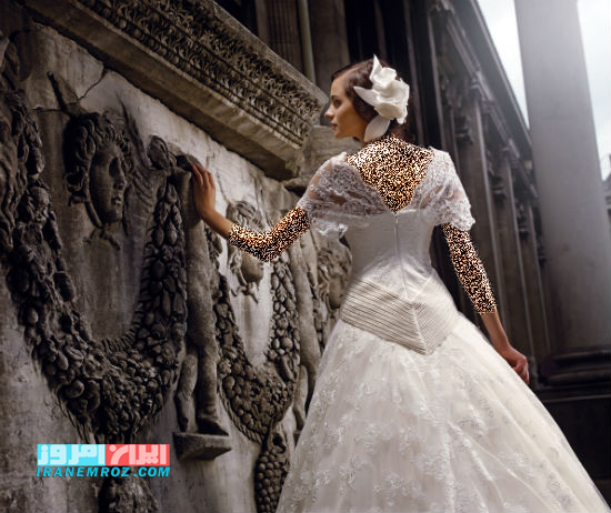,لباس عروس شیک و مدرن, لباس عروس بلند دنباله دار, لباس عروس عربی ایتالیایی رانسوی و اسپانیایی,[categoriy]