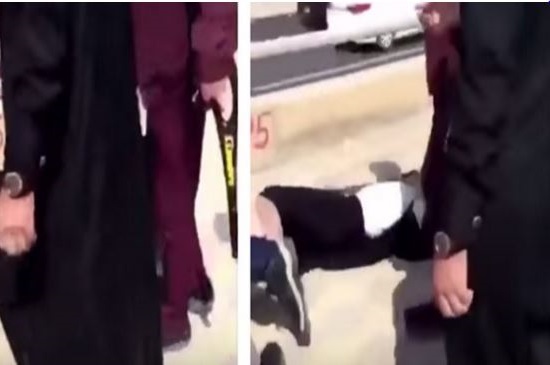 فیلم/ کتک خوردن دختر عربستانی از نیروهای امربه معروف