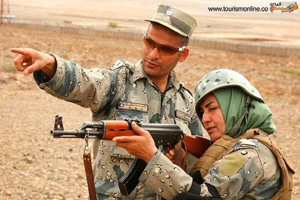 آموزش نظامی کماندوهای زن افغان 