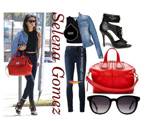 ست کردن شلوار جین به سبک سلنا گومز Selena Gomez - ست شماره 5