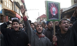 خبرگزاری فارس: تظاهرات مردم کشمیر در اعتراض به اعدام شیخ نمر