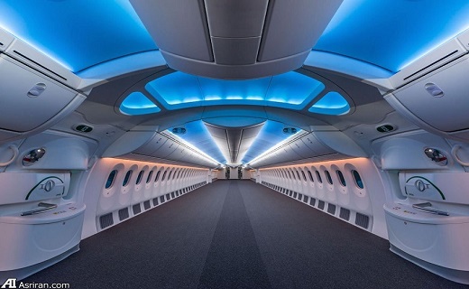 عکس/ نمای داخل بوئینگ 787 