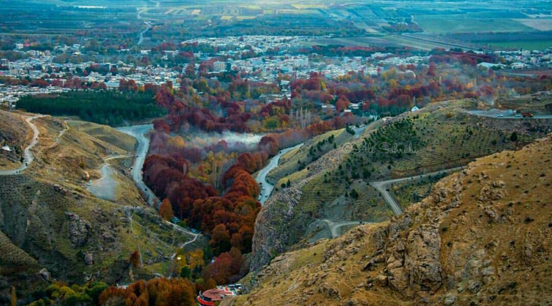  نمایی زیبا از شهر صحنه استان کرمانشاه 