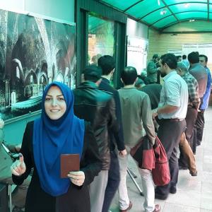 چهره ها/ «المیرا شریفی مقدم» هم به عشق ایران رای داد