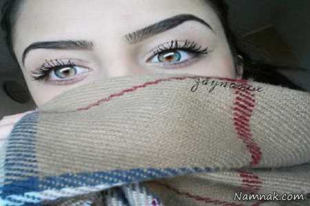 زیباترین دختر اینستاگرام ، چشم دختر عراقی ، زیباترین دختر اینستاگرام