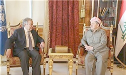 دیدار فرستاده سازمان ملل در امور عراق با «مسعود بارزانی»