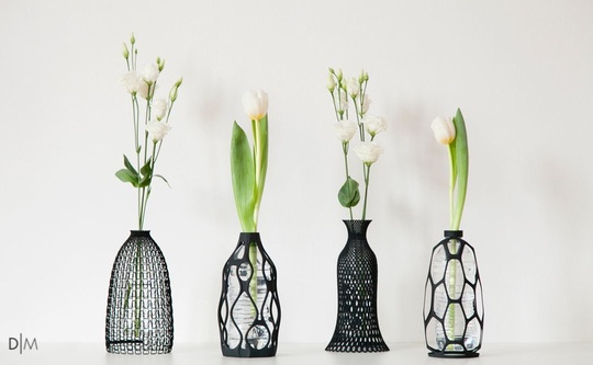 ساخت گلدان‌ سه بعدی با بطری‌های دورریختنی