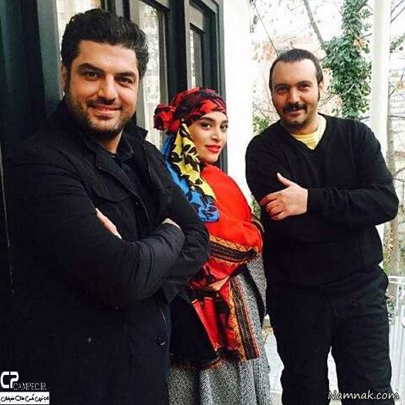سام درخشانی و کامبیز دیرباز ، عکسهای جدید بازیگران ، ‌بازیگران پشت بام تهران