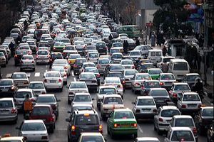 افزایش تردد وسایل نقلیه در شبانه روز گذشته
