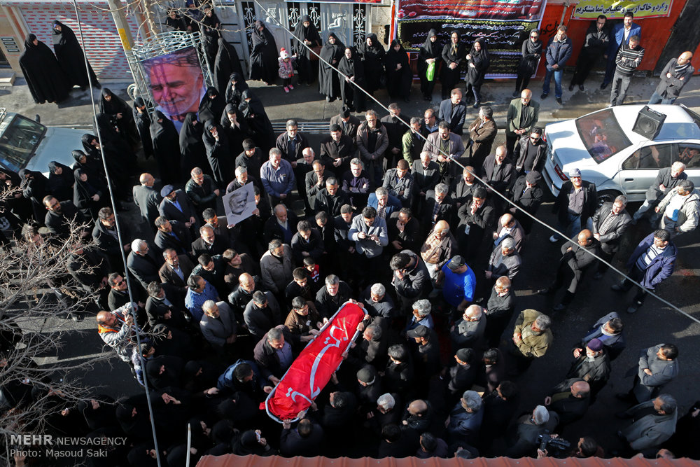 عکس/ مراسم تشییع و تدفین مرحوم علی مردان محمدی