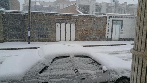 بارش برف در شهرستان خوی- استان آذربایجان غربی- روح اله درستی