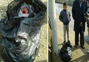 انتقال نوزاد رها شده ماهشهری به اهواز