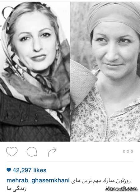 همسر محراب قاسمخانی ، بازیگران مشهور ایرانی ، مادران بازیگران