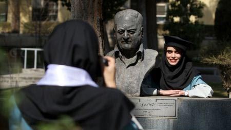 عکس های جشن فارغ التحصیلی دختر و پسر دانشگاه تهران