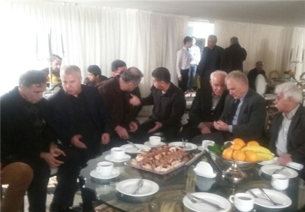 عکس/ حضور بزرگان فوتبال در منزل مرحوم بهزادی