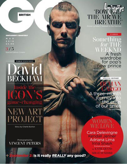 بهترین عکس های دیوید بکهام روی مجله GQ - عکس شماره 4